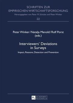 Interviewers' Deviations in Surveys (eBook, PDF)