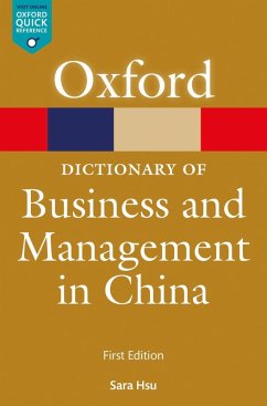 Cover A Dictionary of Business and Management in China (eBook, ePUB)