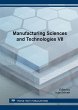 Manufacturing Sciences and Technologies... - Bild 1
