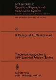 Theoretical Approaches to Non-Numerical Problem Solving (eBook, PDF)