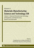Advances in Materials Manufacturing Science and Technology XIII Volume I (eBook, PDF)