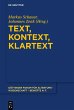 Text, Kontext, Klartext (eBook, ePUB) - Bild 1