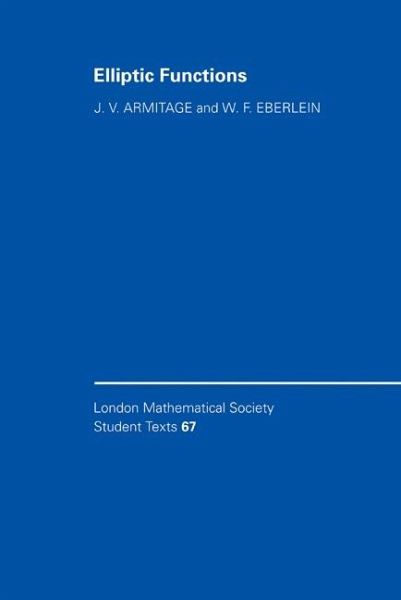 Elliptic Functions (eBook, ePUB) Elliptic Functions (eBook, ePUB)