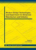 Modern Design Technologies and Experiment for Advanced Manufacture and Industry (eBook, PDF)