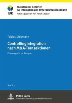 Controllingintegration nach M&A-Transaktionen (eBook, PDF) - Dickmann, Tobias