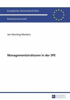 Managementstrukturen in der SPE (eBook, PDF) - Martens, Jan Henning