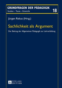 Sachlichkeit als Argument (eBook, ePUB)