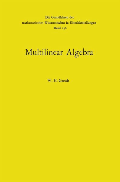 Multilinear Algebra (eBook, PDF)