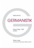 Zeitschrift fuer Germanistik (eBook, PDF)