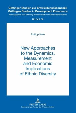 Cover New Approaches to the Dynamics, Measurement and Economic Implications of Ethnic Diversity (eBook, PDF)