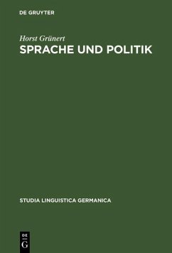 Sprache und Politik (eBook, PDF) - Grünert, Horst