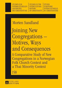 Joining New Congregations - Motives, Ways and Consequences (eBook, PDF) - Sandland, Morten
