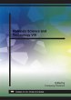 Materials Science and Technology VIII... - Bild 1