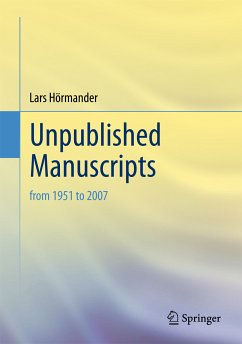 Unpublished Manuscripts (eBook, PDF) - Hörmander, Lars