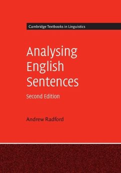 Analysing English Sentences (eBook, ePUB) - Radford, Andrew