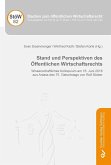 Stand und Perspektiven des Öffentlichen Wirtschaftsrechts (eBook, PDF)