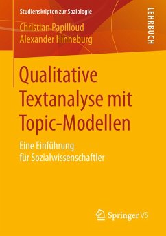 Qualitative Textanalyse mit Topic-Modellen (eBook, PDF) - Papilloud, Christian; Hinneburg, Alexander