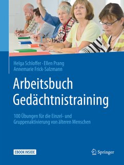 Arbeitsbuch Gedächtnistraining (eBook, PDF) - Schloffer, Helga; Prang, Ellen; Frick-Salzmann, Annemarie