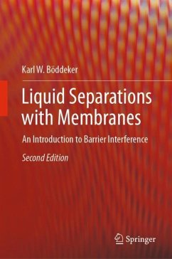 Liquid Separations with Membranes - Böddeker, Karl W.