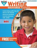 Everyday Writing Intervention Activities Grade K Book Teacher Resource