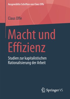 Macht und Effizienz (eBook, PDF) - Offe, Claus