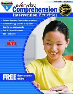 Everyday Comprehension Intervention Activities Grade 5 Book Teacher Resource - Riggs, Sandy