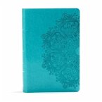 KJV Large Print Personal Size Reference Bible, Teal Leathertouch Indexed