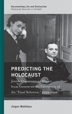 Predicting the Holocaust - Matthäus, Jürgen