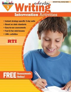 Everyday Writing Intervention Activities Grade 3 Book Teacher Resource - Clark, Donna Schmeltekopf