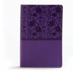 KJV Large Print Personal Size Reference Bible, Purple Leathertouch