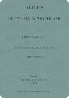 Alice's Adventures in Wonderland: Soft Blue Lined Journal