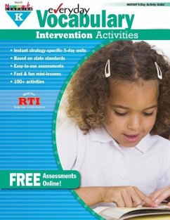 Everyday Vocabulary Intervention Activities for Grade K Teacher Resource - Glassman, Jackie