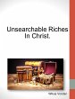 Unsearchable Riches In Christ. (eBook,... - Bild 1