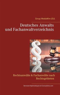 Deutsches Anwalts und Fachanwaltverzeichnis (eBook, ePUB) - Duthel, Heinz