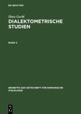 Hans Goebl: Dialektometrische Studien. Band 2 (eBook, PDF)