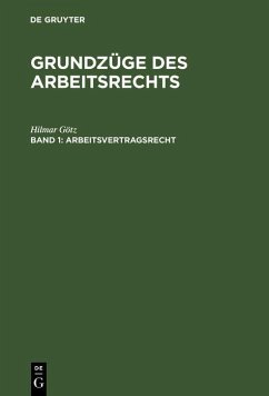 Arbeitsvertragsrecht (eBook, PDF) - Götz, Hilmar