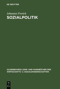 Sozialpolitik (eBook, PDF) - Frerich, Johannes
