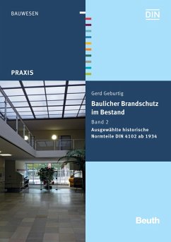 Baulicher Brandschutz im Bestand: Band 2 (eBook, PDF) - Geburtig, Gerd