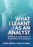What I Learnt as an Analyst (eBook, ePUB)