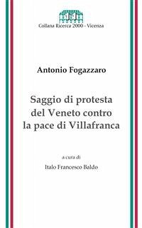 Saggio di protesta del Veneto contro la pace di Villafranca (fixed-layout eBook, ePUB) - Fogazzaro, Antonio