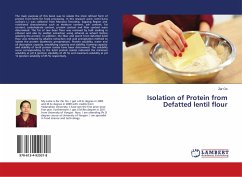 Isolation of Protein from Defatted lentil flour