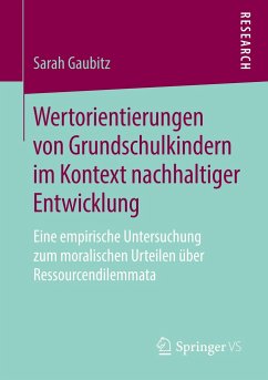 Wertorientierungen von Grundschulkindern im Kontext nachhaltiger Entwicklung - Gaubitz, Sarah