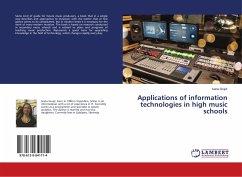 Applications of information technologies in high music schools