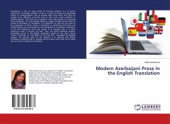 Modern Azerbaijani Prose in the English Translation - Gurbanova, Ilaha