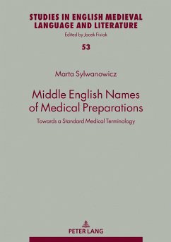 Middle English Names of Medical Preparations - Sylwanowicz, Marta