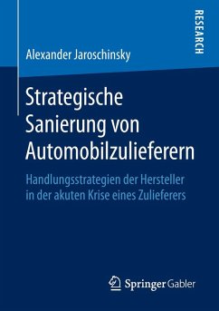 Cover Strategische Sanierung von Automobilzulieferern