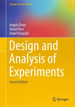 Design and Analysis of Experiments (eBook, PDF) - Dean, Angela; Voss, Daniel; Draguljic, Danel
