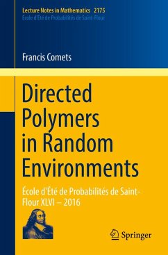 Directed Polymers in Random Environments (eBook, PDF) - Comets, Francis