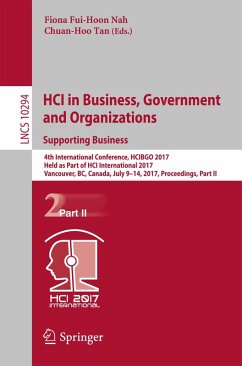 HCI in Business, Government and Organizations. Supporting Business (eBook, PDF)