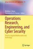 Operations Research, Engineering, and Cyber Security (eBook, PDF)